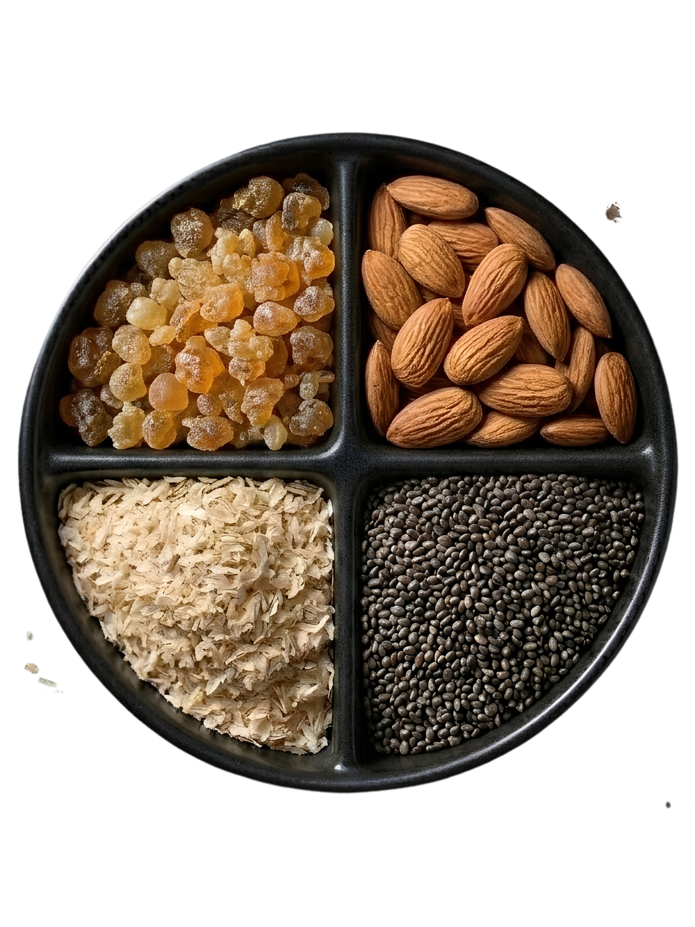 Ultimate Summer Bundle Gond Katira, Tukhm Malanga, Ispaghol & Premium American Almonds (250g Each) Free Delivery