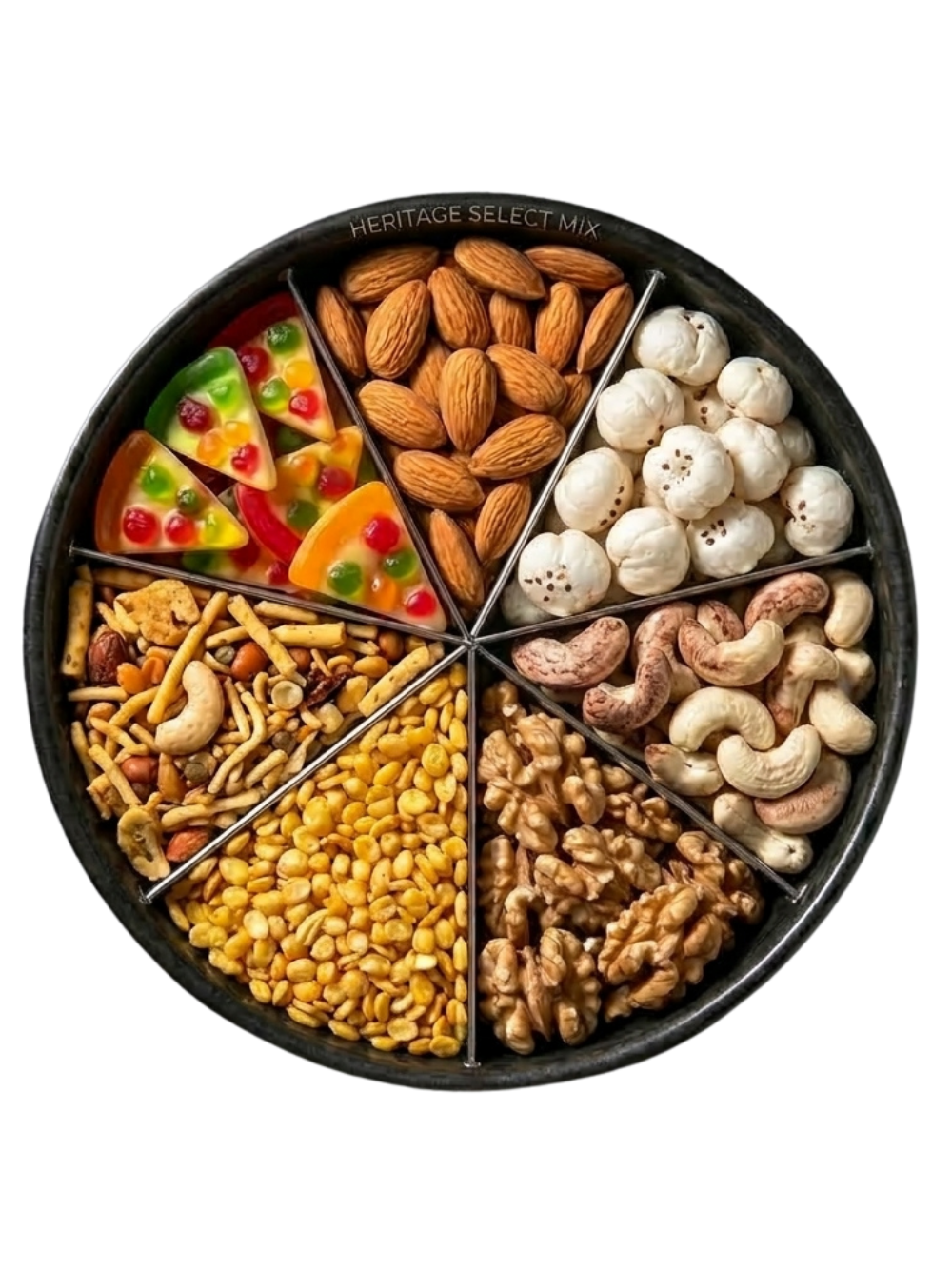 Kiswah Deal Pro Max - 7 Items Bundle (Almonds, Cashews, Walnuts,  Phool Makhana, Jelly, Nimko Mix